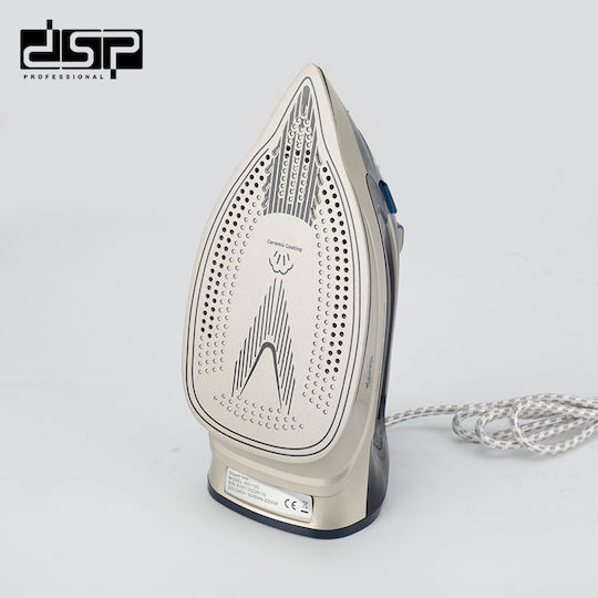 DSP Σίδερο Ατμού 2200W με Κεραμική Πλάκα και Συνεχόμενη Παροχή Ατμού 20gr/min