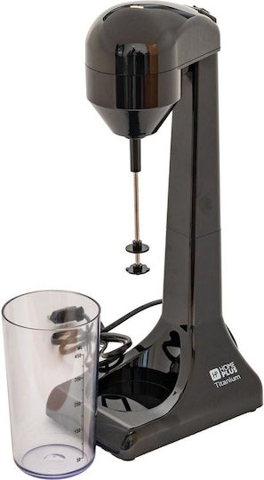 Klikareto Milk Frother Tabletop 100W with 2 Speed Level Black