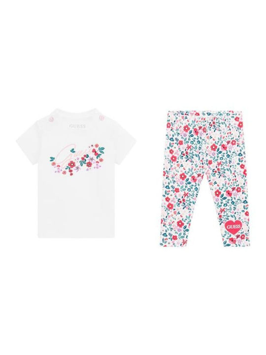 Guess Kids Set with Leggings Summer 2pcs MULTICOLOUR A4RG03K6YW3-G011