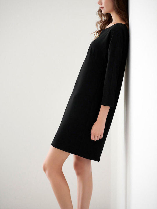 Bill Cost Mini Dress Black