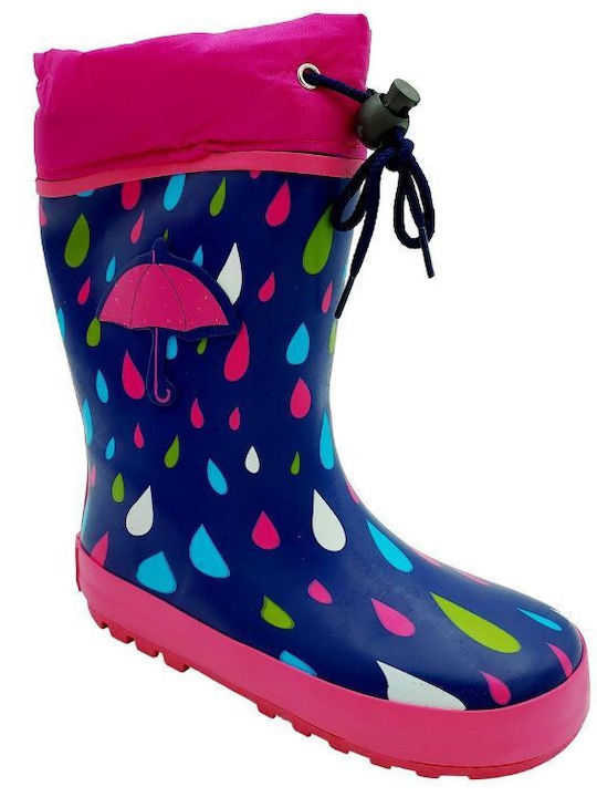 Crecendo Kids Wellies Purple