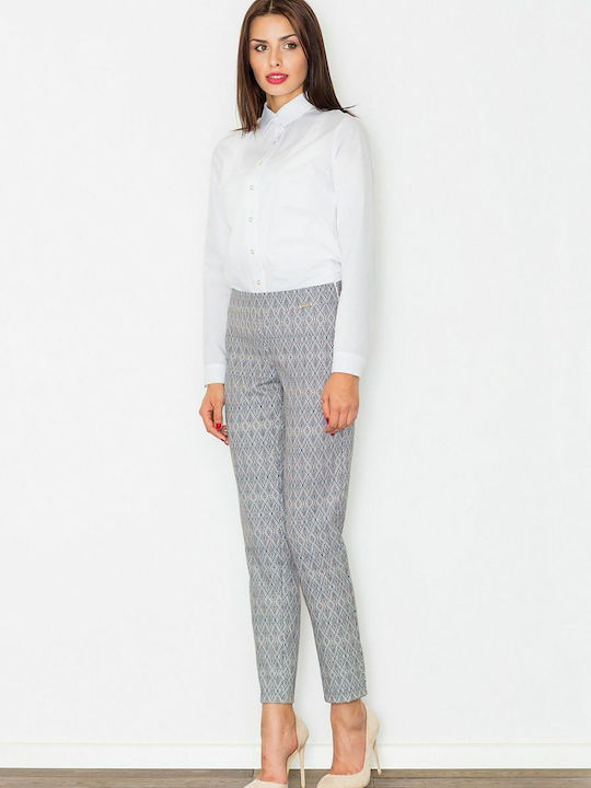 Figl Women's High-waisted Fabric Trousers