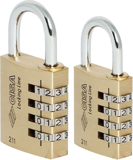 Cisa Ορειχάλκινο Λουκέτο Πέταλο Συνδυασμού 20mm