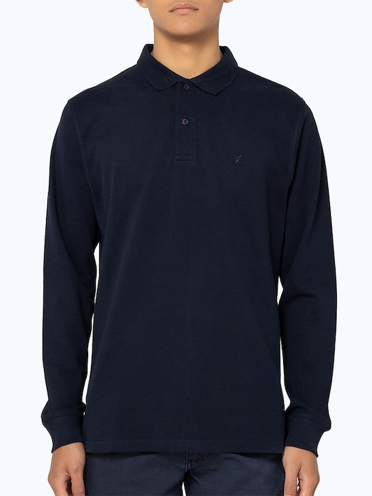 The Bostonians Men's Blouse Polo Navy Blue