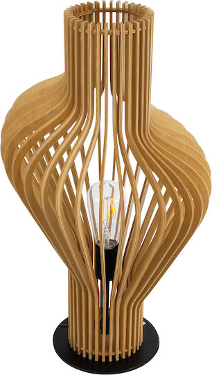 GloboStar Decorative Lamp with Socket for Bulb E27 Brown