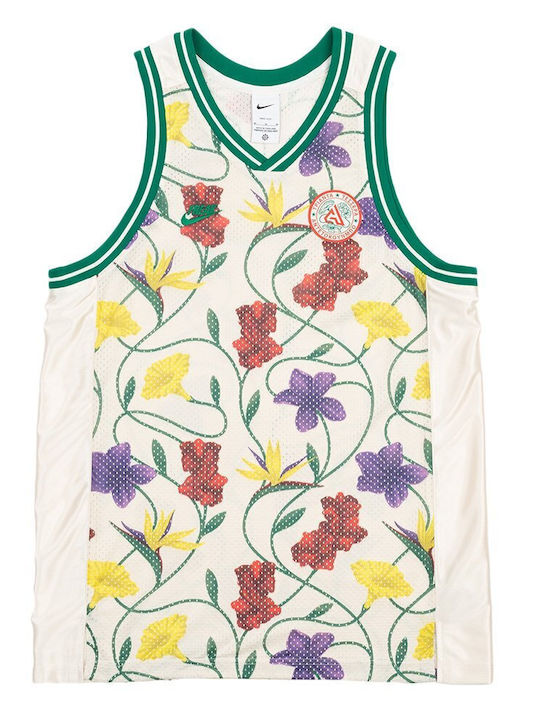 Nike Giannis Antetokounmpo Men's Athletic Sleeveless Blouse Dri-Fit Pale Ivory