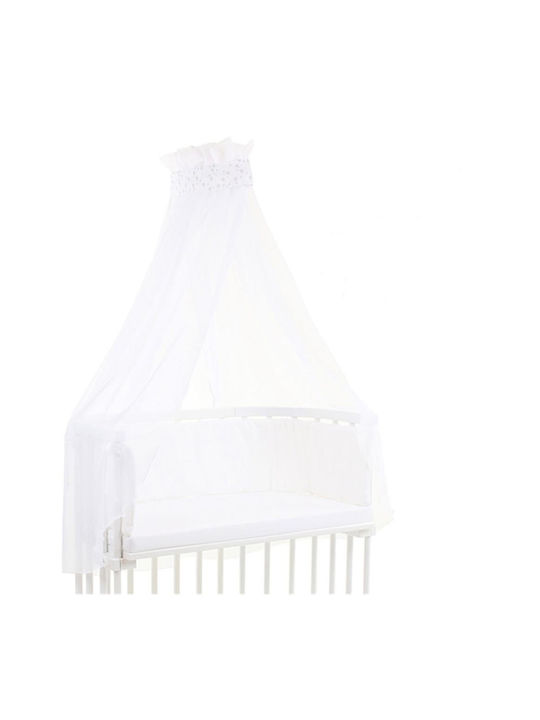 Babybay Mosquito Net Crib Tulle 100311 White