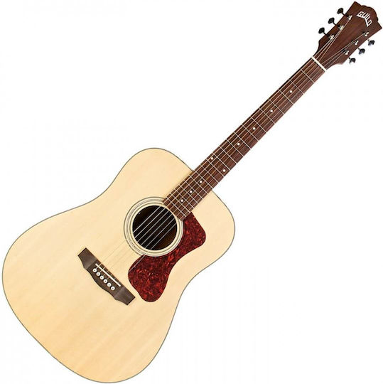 Guild Semi-Akustik Gitarre D-240e Dreadnought Natürlich / Natürlicher Satin