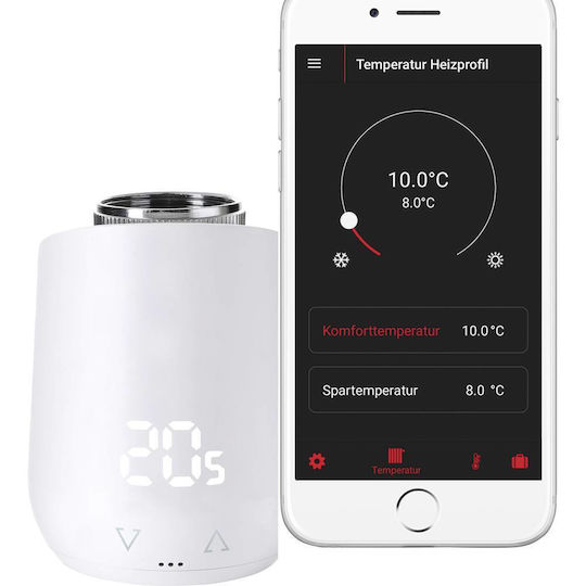 Eurotronic Electronic Thermostatic Radiator Valve with Wi-Fi for Radiator Body 1pcs