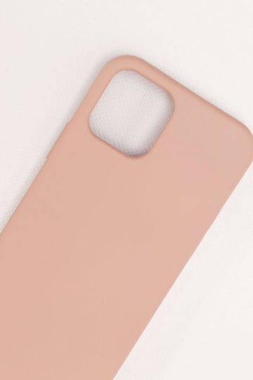 Luigi Strap Umschlag Rückseite Silikon mit Band Rosa (IPHONE 12, IPHONE 12PRO)
