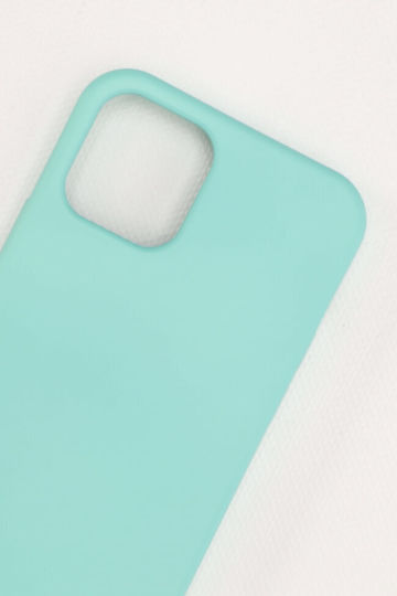 Luigi Strap Back Cover Silicone with Strap Turquoise (IPHONE 12, IPHONE 12PRO)