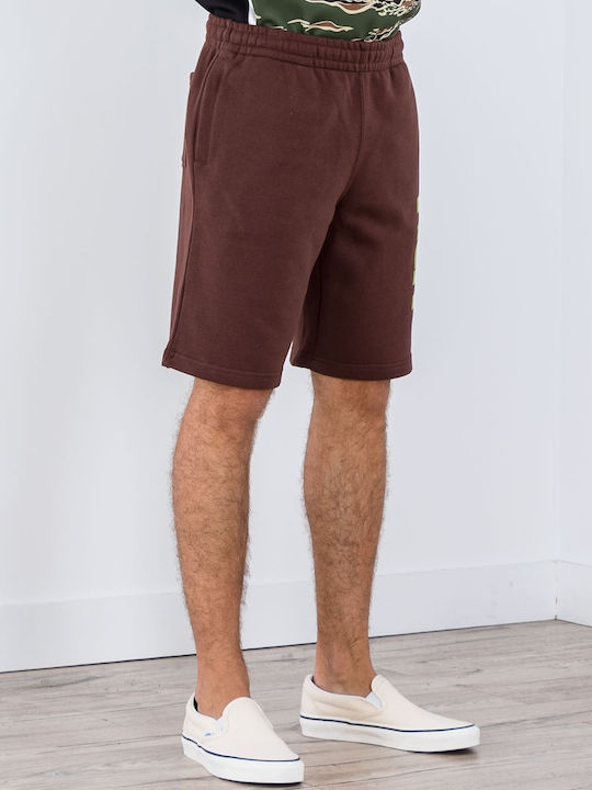 Shake Fleece Αθλητική Ανδρική Βερμούδα Deep Mahogany