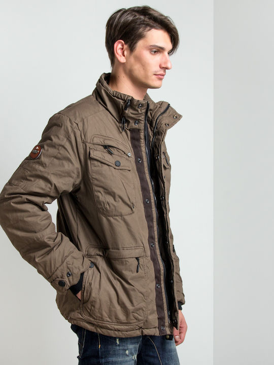Winter Jacke Braun