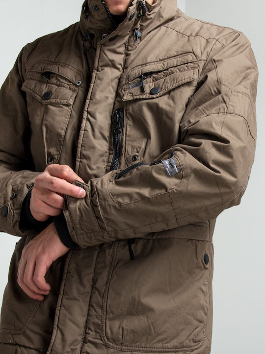Winter Jacke Braun