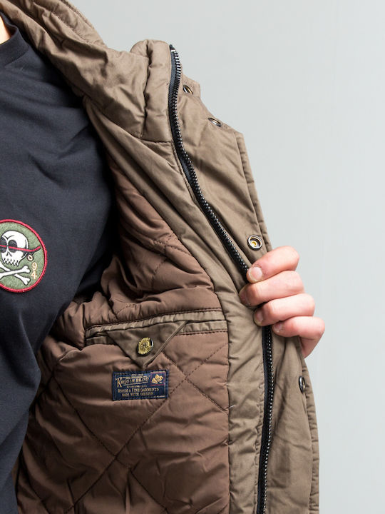 Winter Jacke Braun