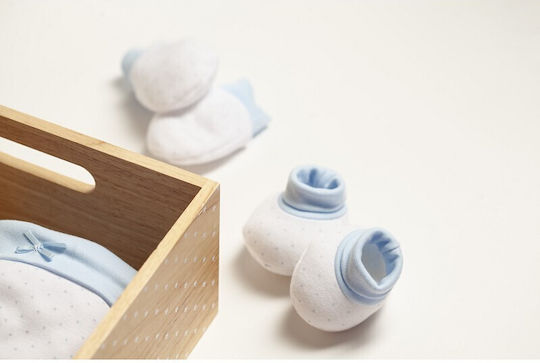 Interbaby Baby Gift Set for Boy for 0-6 months 4pcs