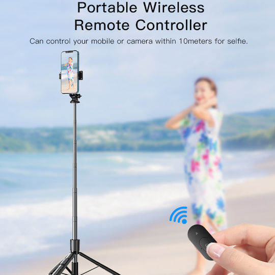 Yesido Black Cell Phone Tripod Selfie Stick