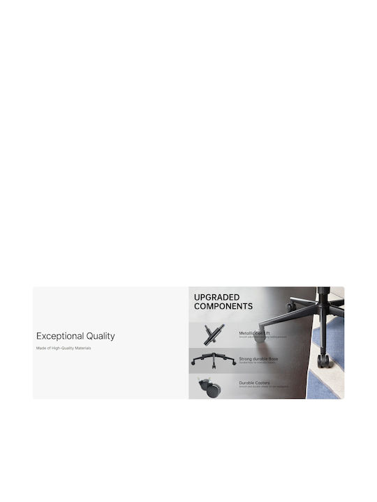 Eureka Ergonomic Office Chair With White Arms