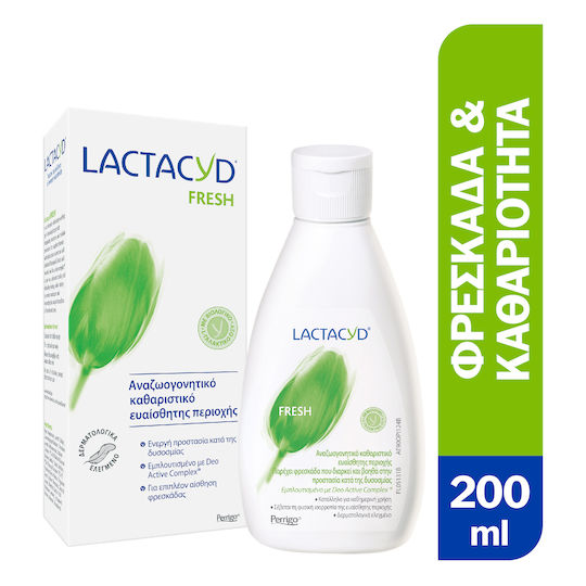 Lactacyd Lotion για Καθημερινή Υγιεινή της Ευαίσθητης Περιοχής Lactacyd Fresh (200 ml)