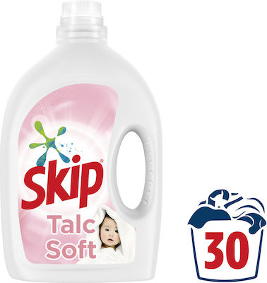 Skip Υγρό Απορρυπαντικό Ρούχων Talc Soft Skip (30 μεζ)