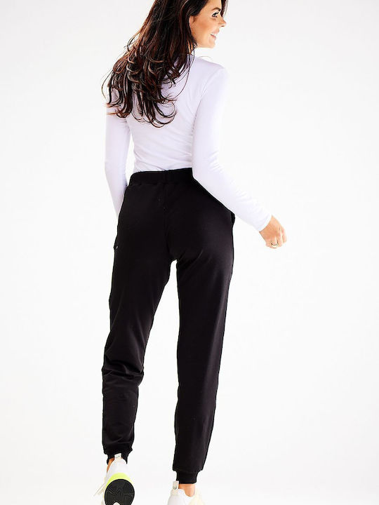 Awama Damen-Sweatpants Schwarz