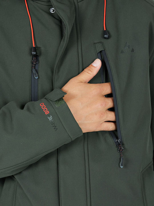 Winter Jacket Softshell Waterproof and Windproof ''Deep Forest''