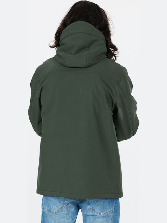 Winter Jacket Softshell Waterproof and Windproof ''Deep Forest''