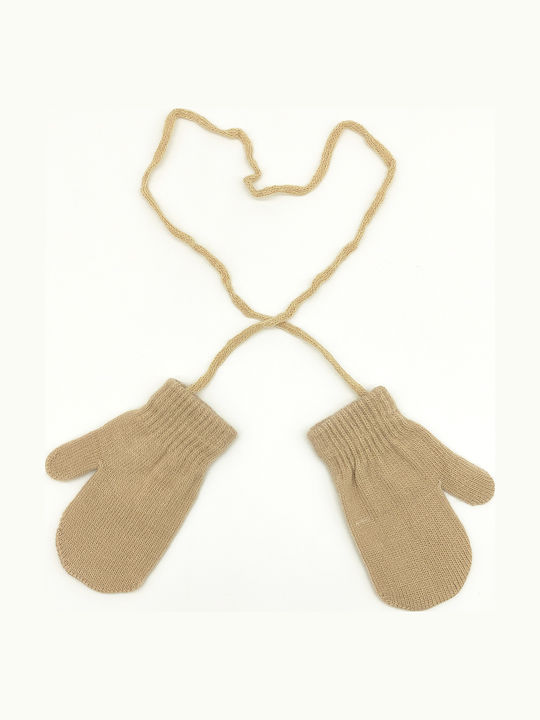 Kinderhandschuhe MItten Beige