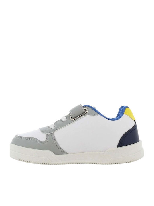 Kids Sneakers with Scratch White