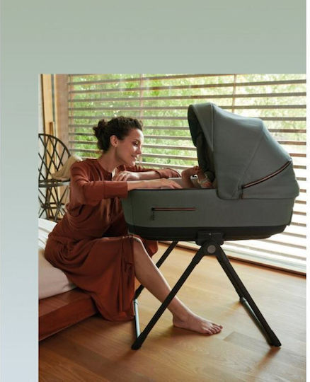 Inglesina Aptica XT Quattro Darwin Infant Recline Adjustable 3 in 1 Baby Stroller Suitable for Newborn Magnet Grey 12.6kg