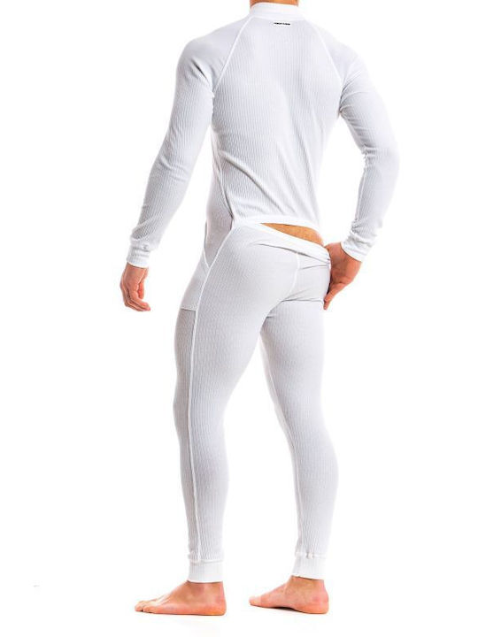 Modus Vivendi Winter Herrenpyjama Weiß 15882_Weiß
