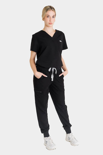 Dr. Scrub Γυναικείο Ιατρικό Παντελόνι Μαύρο
