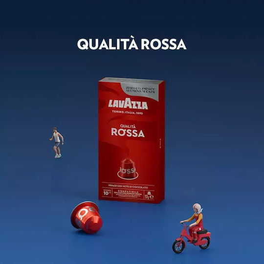 Lavazza Капсули Еспресо Qualita Rossa Съвместими с машина Nespresso 30капси