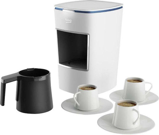 Beko BKK 2300 Greek Coffee Machine 670W with Capacity 250ml White