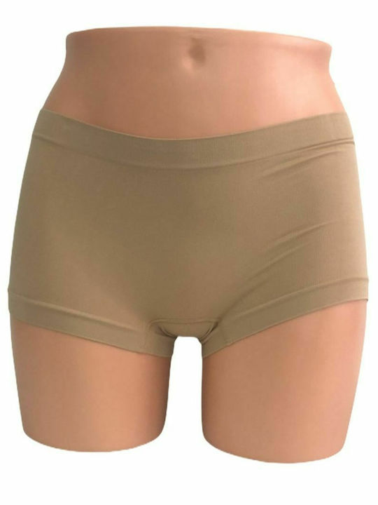 IDER Damen Boxer Nahtlos Beige