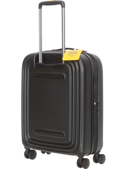 Mandarina Duck Logoduck Cabin Hard Black Suitcase With 4 Wheels Height 55cm