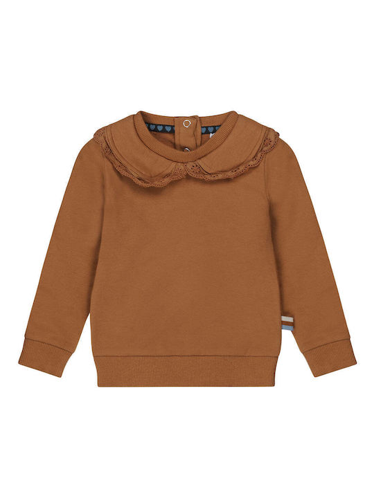 Dirkje Kids Blouse Long Sleeve Coffee