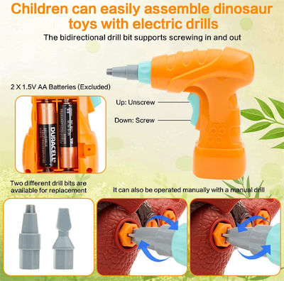 Miniature Toy 3d Screw Assembled Dinosaurs