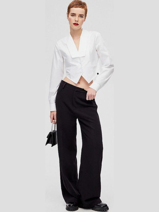 Women's Long Sleeve Shirt White