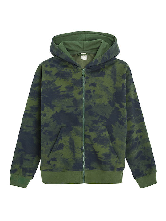 Cool Club Kids Cardigan with Hood Green