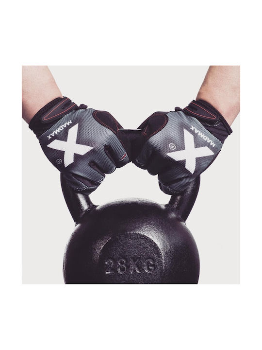 MadMax Crossfit Ανδρικά Αθλητικά Γάντια Crossfit Γκρι