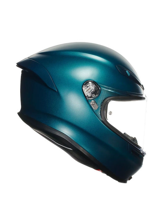 AGV K6 S Petrolio Matt Κράνος Μηχανής Full Face ECE 22.06 1220gr με Pinlock