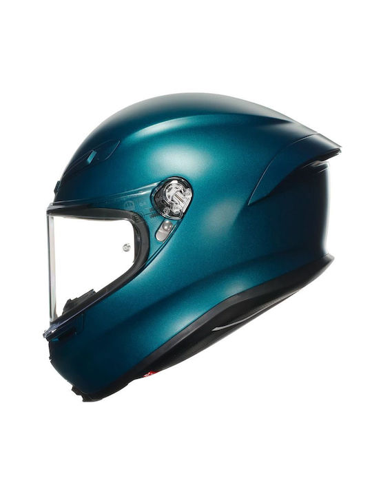 AGV K6 S Petrolio Matt Κράνος Μηχανής Full Face ECE 22.06 1220gr με Pinlock