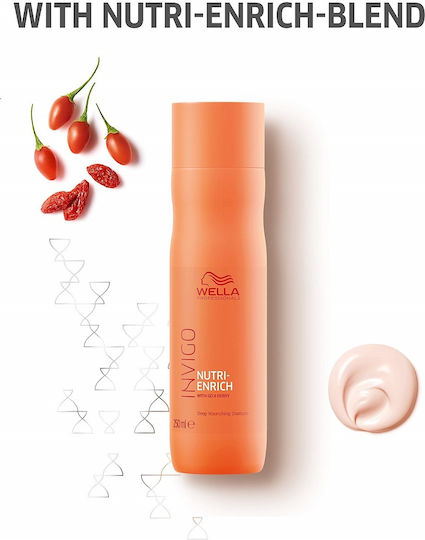 Wella Invigo Nutri Enrich Shampoos Reconstruction/Nourishment for Damaged Hair 1000ml
