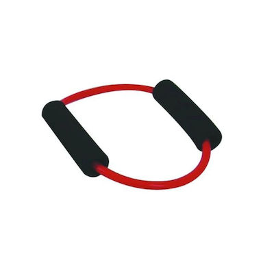 MSD Band O-Ring Loop Μεσαίο Resistance Band Gymtube / Loop Moderate / Hard with Handles Red