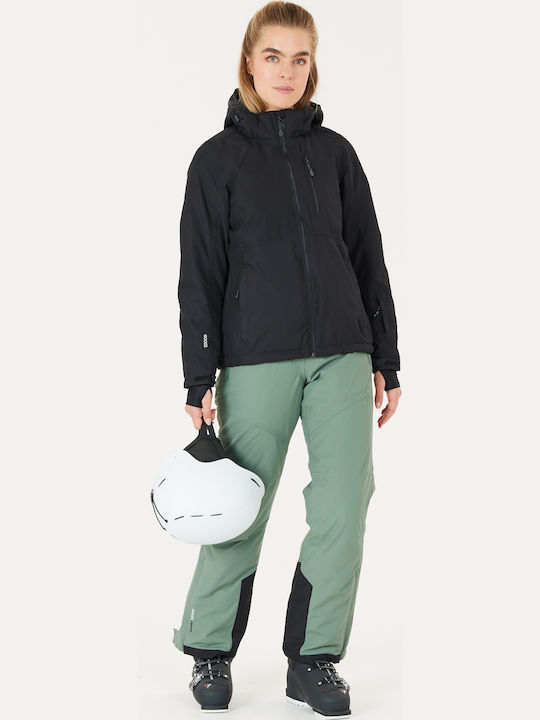 Whistler W233184-1001 Γυναικείο Μπουφάν για Σκι & Snowboard Μαύρο