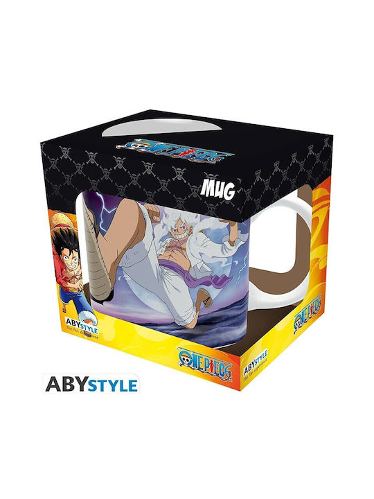 Abysse One Piece Mug Luffy Vs Kaidou Mug Ceramic Multicolored 320ml