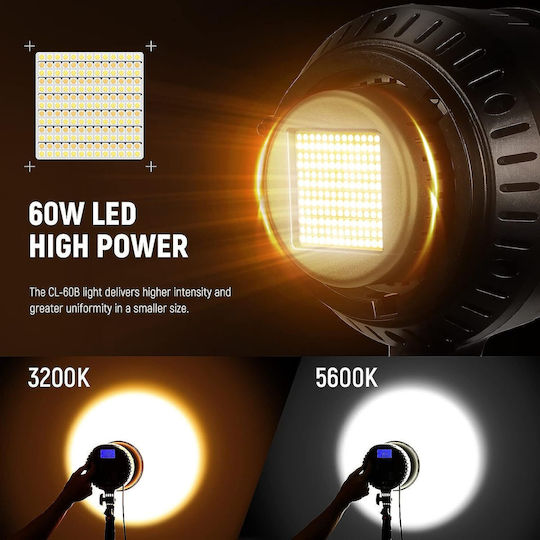 Neewer CL-60B COB Licht 3200 - 5600K 60W