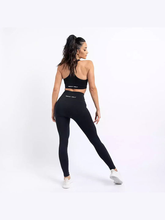 Squatwolf Frauen Sport-BHs Sport-BH Schwarz