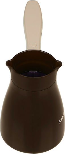 Electric Greek Coffee Pot Singer Meraki Brown
